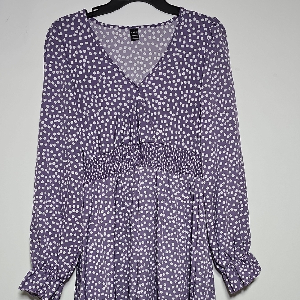 H&M Lavender Dress with White Dots